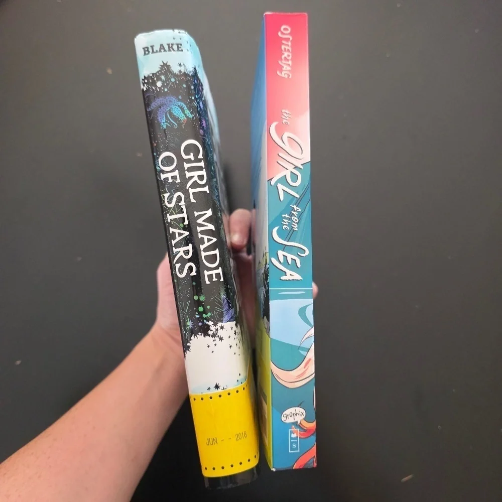 Lot of 2 Young Adult Books - Girl Made of Stars / The Girl from the Sea